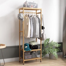 Bamboo coat rack for sale  LEICESTER