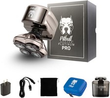 Używany, Golarka do czaszki Pitbull Platinum Pro Head Golarka Zestaw dla mężczyzn Wet/Dry PBP4-8700 na sprzedaż  Wysyłka do Poland