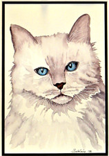Animal watercolor painting d'occasion  Expédié en Belgium
