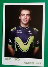 CYCLISME carte cycliste NUNO BICO équipe MOVISTAR 2017 comprar usado  Enviando para Brazil