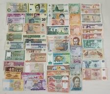 Lotes 50, Diferentes Billetes del Mundo Papel Monedo Extranjero UNC Colecciones segunda mano  Embacar hacia Mexico