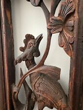 Decoración de pared china tallada a mano de colección.  segunda mano  Embacar hacia Mexico