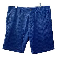 Bermuda masculina Tommy Hilfiger 36 xadrez azul Seersucker clássica, usado comprar usado  Enviando para Brazil