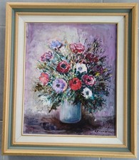 Tableau peinture huile d'occasion  Bourg-Achard