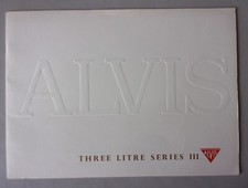 Alvis three litre d'occasion  Expédié en Belgium