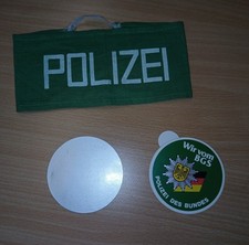 Armbinde aufkleber polizei gebraucht kaufen  Eisenach
