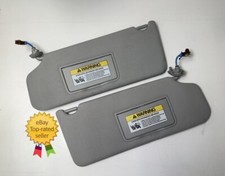 2009 - 2015 Honda Pilot para-sol esquerdo direito tecido cinza par OEM comprar usado  Enviando para Brazil