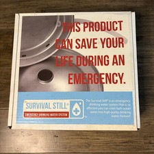 Destilação de emergência Survival Still aço inoxidável purificar água potável EUA comprar usado Destilação de emergência Survival Still aço inoxidável purificar água potável EUA comprar usado  Enviando para Brazil