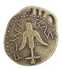 Moneda Desconocida Pájaro Extrañas Marcas Símbolos Inusual De Colección Romana Griega Antigua segunda mano  Embacar hacia Mexico