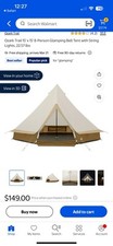 Person glamping bell for sale  Fort Mohave
