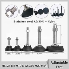 Máquina niveladora/móveis pés M5 M6 M8 M10 M12-M24 parafuso ajustável em altura comprar usado  Enviando para Brazil