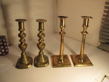Pairs brass candlesticks for sale  LOCHGILPHEAD
