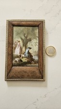 Miniature peinture porcelaine d'occasion  Bouguenais