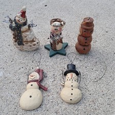 Snowman holiday ornaments for sale  Spirit Lake