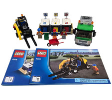 Lego City #4206 caminhão de reciclagem 100% completo com instruções e minifiguras, usado comprar usado  Enviando para Brazil
