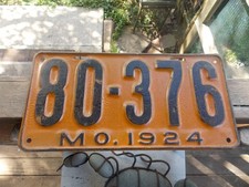 missouri license plate for sale  South New Berlin