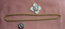 Kette kordelkette goldfarbig gebraucht kaufen  Detmold