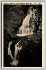 Cartão postal cristal cascata Pinkham entalhe montanhas brancas New Hampshire publicado 1941 comprar usado  Enviando para Brazil