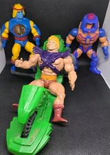 Lote de bonecos He-Man Masters Of The Universe MOTU Man-E-Faces Sy Clone Road Ripper, usado comprar usado  Enviando para Brazil