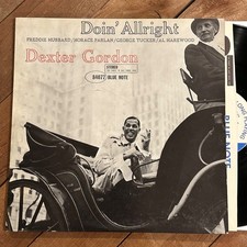 Dexter Gordon Doin’ Allright NM! NY Stereo Ear Blue Note lp Freddie Hubbard comprar usado  Enviando para Brazil