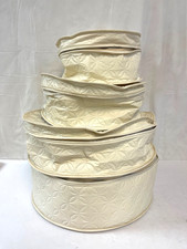Conjunto de 4 recipientes de armazenamento de porcelana - Estojos acolchoados para pratos de tecido comprar usado  Enviando para Brazil