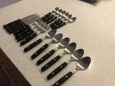 Wood handled cutlery for sale  SKEGNESS