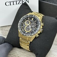 Usado, Reloj para hombre ATOMIC TIME✅ Citizen Eco-Drive PCAT tono dorado cronógrafo CB5912-50E $725 segunda mano  Embacar hacia Argentina