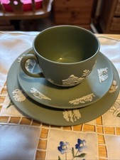 Wedgwood jasperware green for sale  RYE