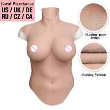 7º Formas de Peito de Silicone Meio Corpo Sem Óleo para Trans Crossdresser comprar usado  Enviando para Brazil