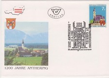 FDC 1990 - Mi 1986 : 1200 Jahre Anthering , SST 5102 Anthering na sprzedaż  Wysyłka do Poland
