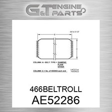 Ae52286 466beltroll fits for sale  Pompano Beach