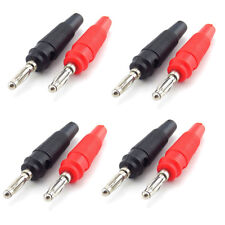 2/10 pçs plugues banana conector de vídeo plugue cabo 4mm pino alto-falante de áudio comprar usado  Enviando para Brazil