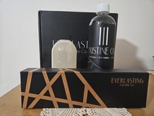 Everlasting Candle Co 3 palitos de vela de champán de aceite de metal con jarrón y aceite prístino segunda mano  Embacar hacia Mexico