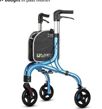 Planet Walk Premium 3 rodas andador dobrável leve azul comprar usado  Enviando para Brazil