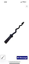 Barra olímpica 400 lb 47" aço fosfato 28 mm aderência preta comprar usado  Enviando para Brazil