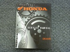2000 2001 Honda Modelo CR250R Bicicleta Suja Loja de Motocicletas Manual de Serviço de Reparo, usado comprar usado  Enviando para Brazil