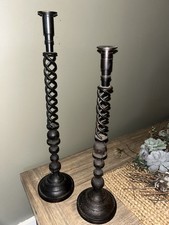 2 large candle holders for sale  Cumberland