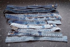 Denim waistband offcuts for sale  NORTHAMPTON