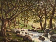 Tableau ancien peinture d'occasion  Cugnaux