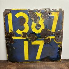 Antique enamel sign for sale  STONE