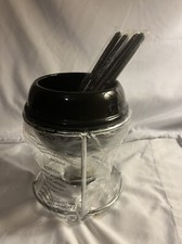 Kit de fondue preto “8” x “6”, usado comprar usado  Enviando para Brazil