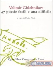 9788874622818 velimir chlebnik usato  Torino