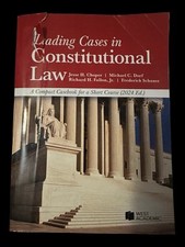 Usado, Leading Cases Constitutional Law, Compact Casebook for Short Course, 2024 READ comprar usado  Enviando para Brazil