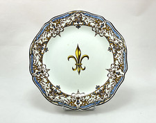 Gien plate fleur d'occasion  Expédié en Belgium