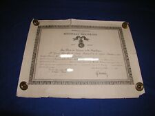 Poilu creuse diplome d'occasion  Troyes