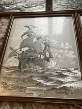 Vtg framed ships for sale  SHEERNESS