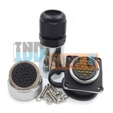 Conector de energia elétrica à prova d'água WS28 IP67 26 pinos, conector de cabo Bulkhead, usado comprar usado  Enviando para Brazil