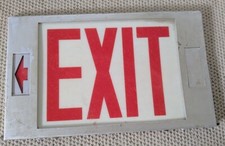 Exit sign vintage for sale  Slippery Rock