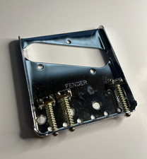 Usado, Fender genuíno feito nos EUA estilo vintage Telecaster Bridge Assy, cromado (3 selins) comprar usado  Enviando para Brazil