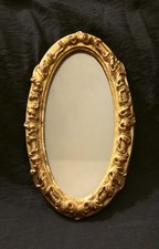 Usado, Espelho oval raro vintage italiano florentia madeira ouro ornamentado pequeno comprar usado Usado, Espelho oval raro vintage italiano florentia madeira ouro ornamentado pequeno comprar usado  Enviando para Brazil